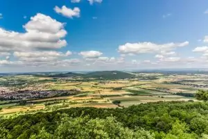 Zu sehen ist die Landschaft Hochfrankens