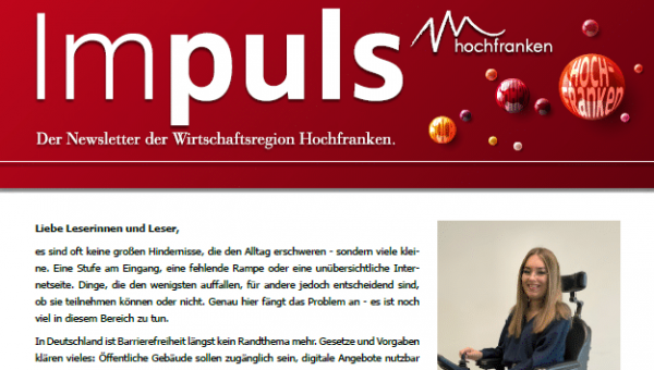 IMPULS März 2026 - Newsletter der Wirtschaftsregion Hochfranken e.V.