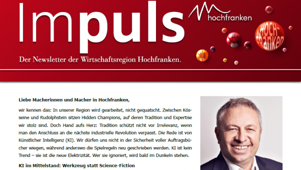 IMPULS Februar 2026 - Newsletter der Wirtschaftsregion Hochfranken e.V.